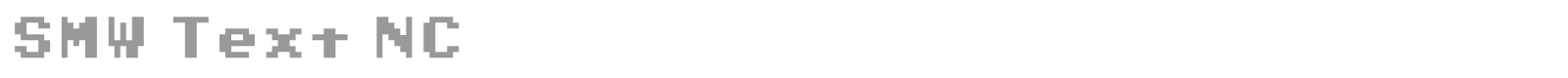 SMW Text font preview